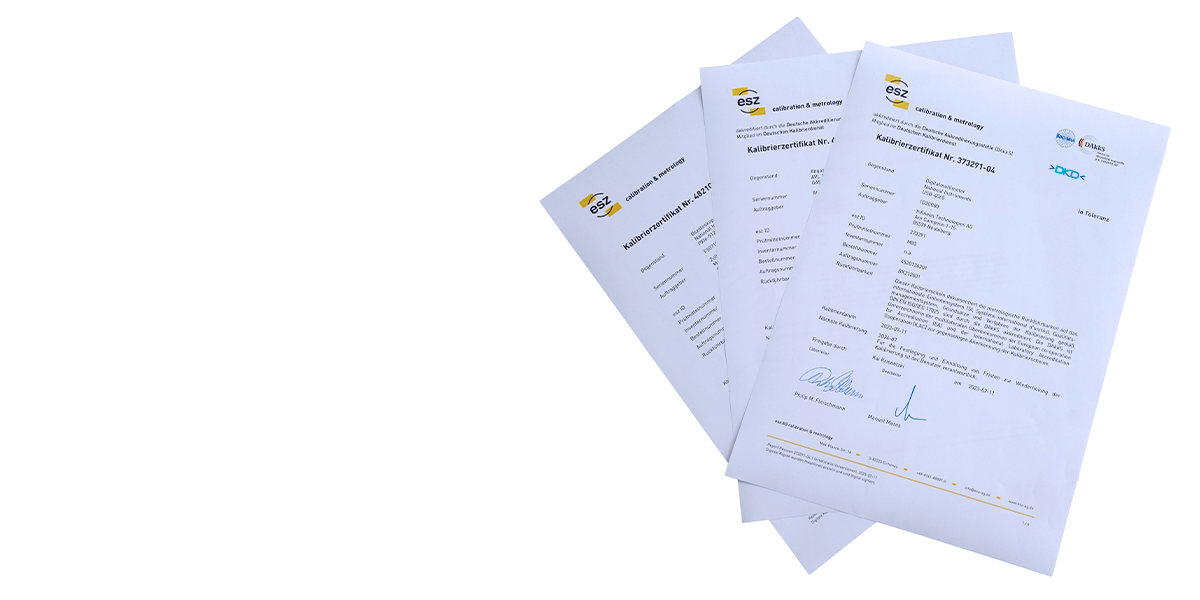 Kalibrierzertifikat neu